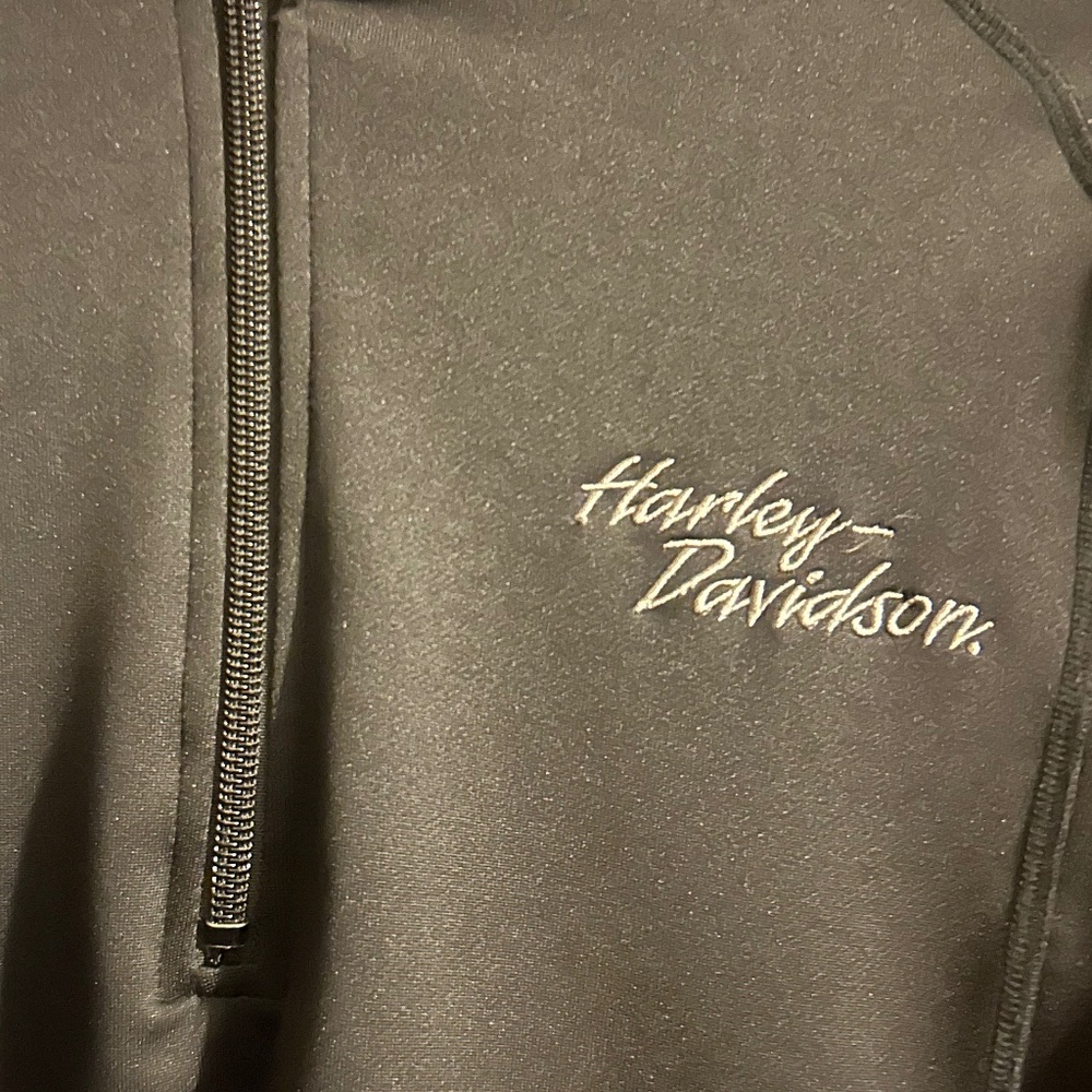 Long sleeve black microfiber Harley Davidson shirt